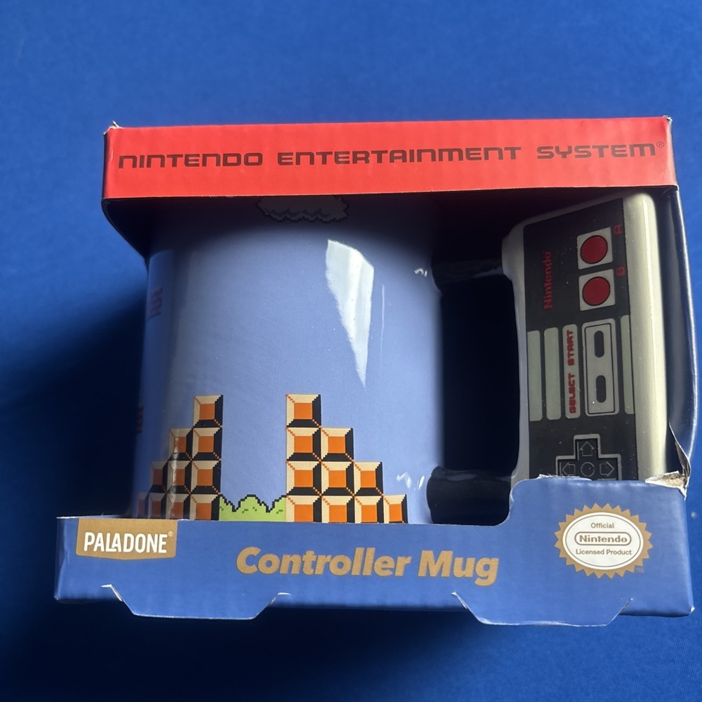 Nintendo Controller Design Ceramic Mug Coffee Cup Nintendo Licensed